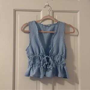Gingham top